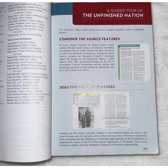 The Unfinished Nation: A Concise History of the American People (8th Edition) - Picture 4 of 9